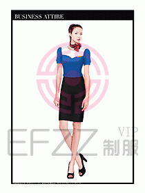 專賣店營業(yè)員服裝設計圖1205