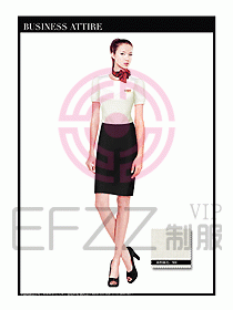 專賣(mài)店?duì)I業(yè)員服裝設(shè)計(jì)圖1206