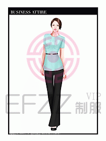 專賣店營業(yè)員服裝設計圖1216