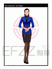 專賣店營業(yè)員服裝設(shè)計圖1224