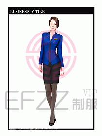 專賣店營業(yè)員服裝設計圖1229