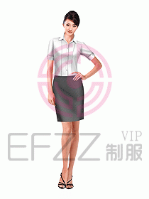 女職業(yè)裝短袖襯衫設(shè)計圖183