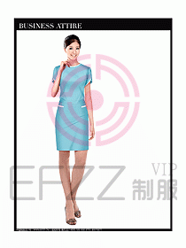 女職業(yè)裝短袖襯衫設(shè)計圖291