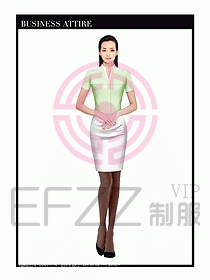 女職業(yè)裝短袖襯衫設(shè)計圖355