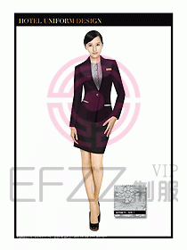 酒店大堂服務(wù)員制服設(shè)計(jì)圖661
