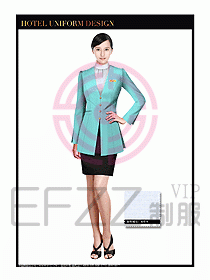 酒店大堂服務(wù)員制服設(shè)計圖662