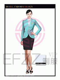 酒店大堂服務(wù)員制服設(shè)計圖663