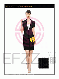 酒店大堂服務(wù)員制服設(shè)計(jì)圖665