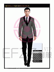 酒店大堂服務(wù)員制服設(shè)計圖672