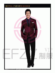 酒店大堂服務(wù)員制服設(shè)計(jì)圖674