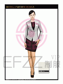 酒店大堂服務(wù)員制服設(shè)計(jì)圖682