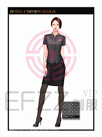 酒店大堂服務(wù)員制服設(shè)計(jì)圖695