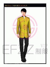 酒店大堂服務員制服設計圖696