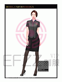酒店大堂服務(wù)員制服設(shè)計圖697