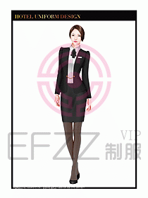 酒店大堂服務(wù)員制服設(shè)計(jì)圖707