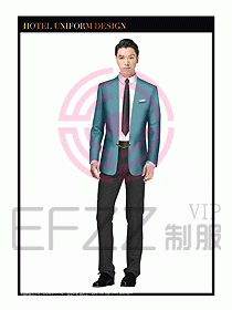 酒店大堂服務(wù)員制服設(shè)計(jì)圖708