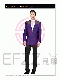 酒店大堂服務(wù)員制服設(shè)計(jì)圖713