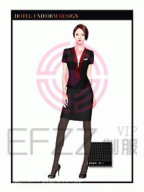 酒店大堂服務(wù)員制服設(shè)計圖711