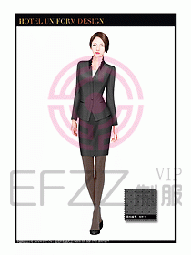 酒店大堂服務(wù)員制服設(shè)計(jì)圖726