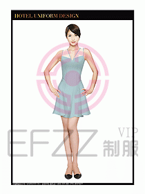 SPA按摩技師制服設(shè)計(jì)圖824