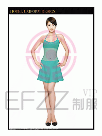 SPA按摩技師制服設(shè)計(jì)圖827