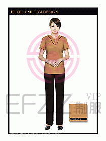 SPA按摩技師制服設(shè)計(jì)圖832