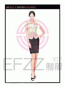 SPA按摩技師制服設計圖856