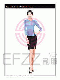 SPA按摩技師制服設(shè)計圖854