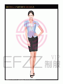 SPA按摩技師制服設計圖852