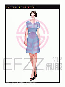 SPA按摩技師制服設(shè)計圖868