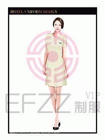 SPA按摩技師制服設計圖865