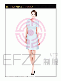 SPA按摩技師制服設(shè)計圖863