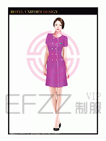 SPA按摩技師制服設(shè)計圖864