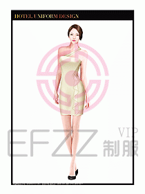 SPA按摩技師制服設(shè)計(jì)圖872