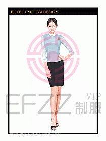 SPA按摩技師制服設(shè)計(jì)圖871