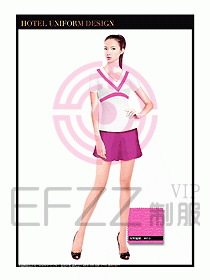 SPA按摩技師制服設(shè)計(jì)圖878