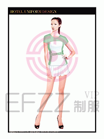 SPA按摩技師制服設(shè)計(jì)圖885