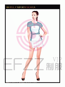 SPA按摩技師制服設計圖884