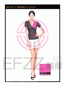 SPA按摩技師制服設(shè)計(jì)圖881