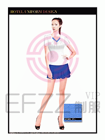 SPA按摩技師制服設(shè)計圖887