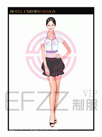 SPA按摩技師制服設(shè)計(jì)圖891