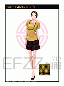 SPA按摩技師制服設(shè)計圖896