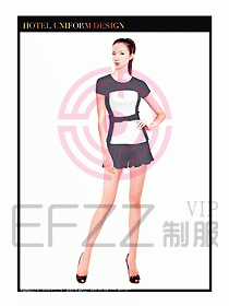 SPA按摩技師制服設(shè)計(jì)圖892