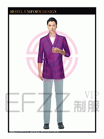 SPA按摩技師制服設(shè)計(jì)圖901