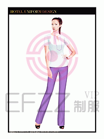 SPA按摩技師制服設(shè)計(jì)圖907