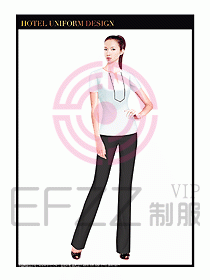 SPA按摩技師制服設(shè)計圖915