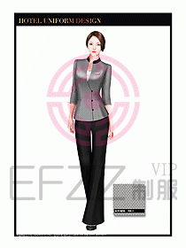 SPA按摩技師制服設計圖913