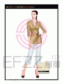 SPA按摩技師制服設(shè)計圖919