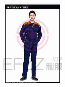 春秋款工程服服裝設(shè)計圖923