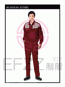 春秋款工程服服裝設計圖930